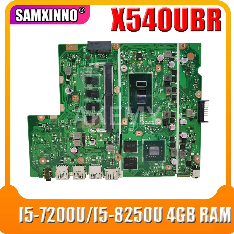 

Материнская плата SAMXINNO X540UBR для ноутбука Asus X540UB X540UBR, системная плата протестирована W/ I5-7200U/I5-8250U 4 Гб ОЗУ