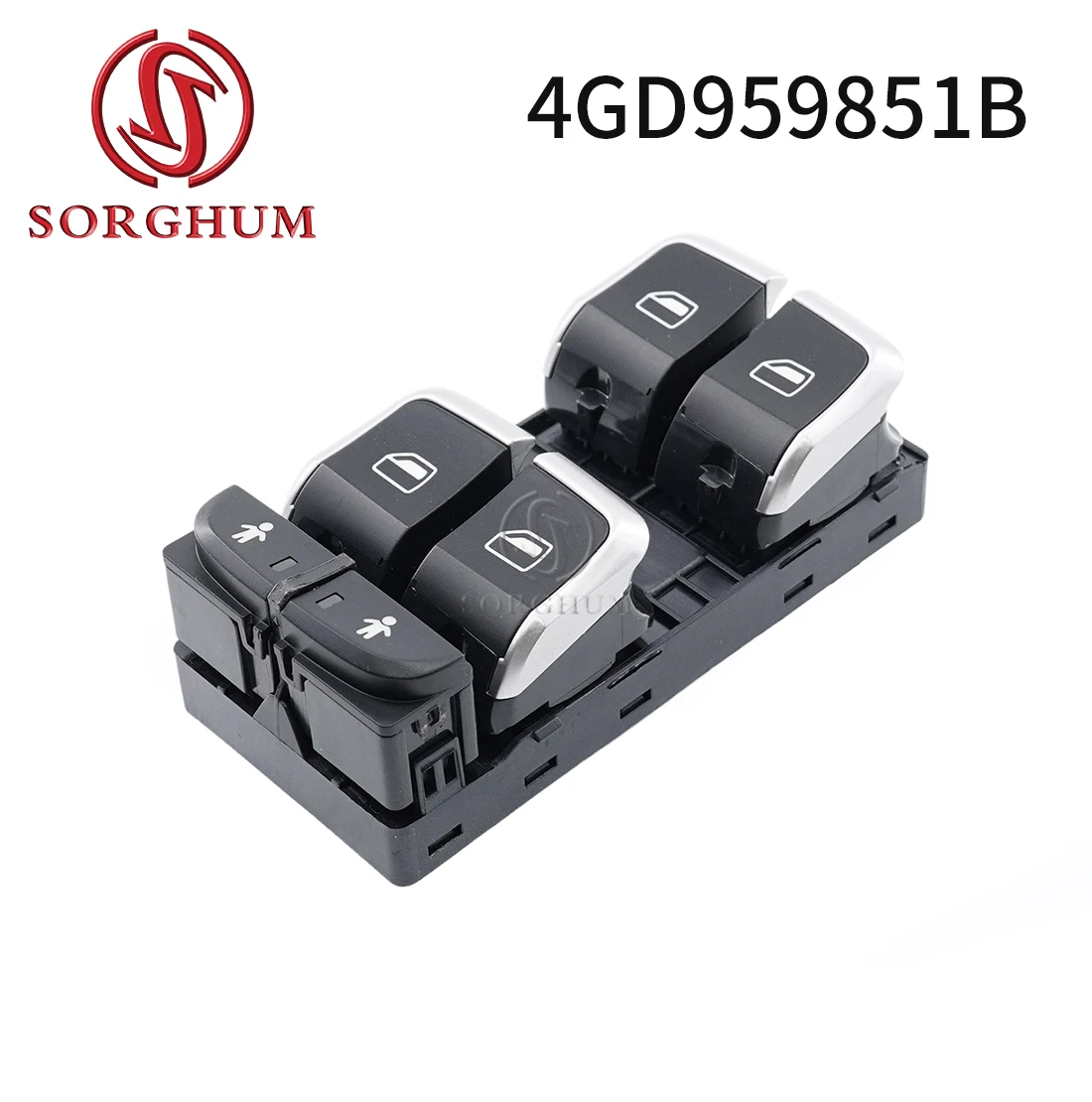 

Sorghum 4GD959851B New Driver Window Lifter Control Master Switch Buton For Audi A6 S6 C7 A7 Q3 TT RS6 S8 R8 RS7 RSQ3 4GD959851