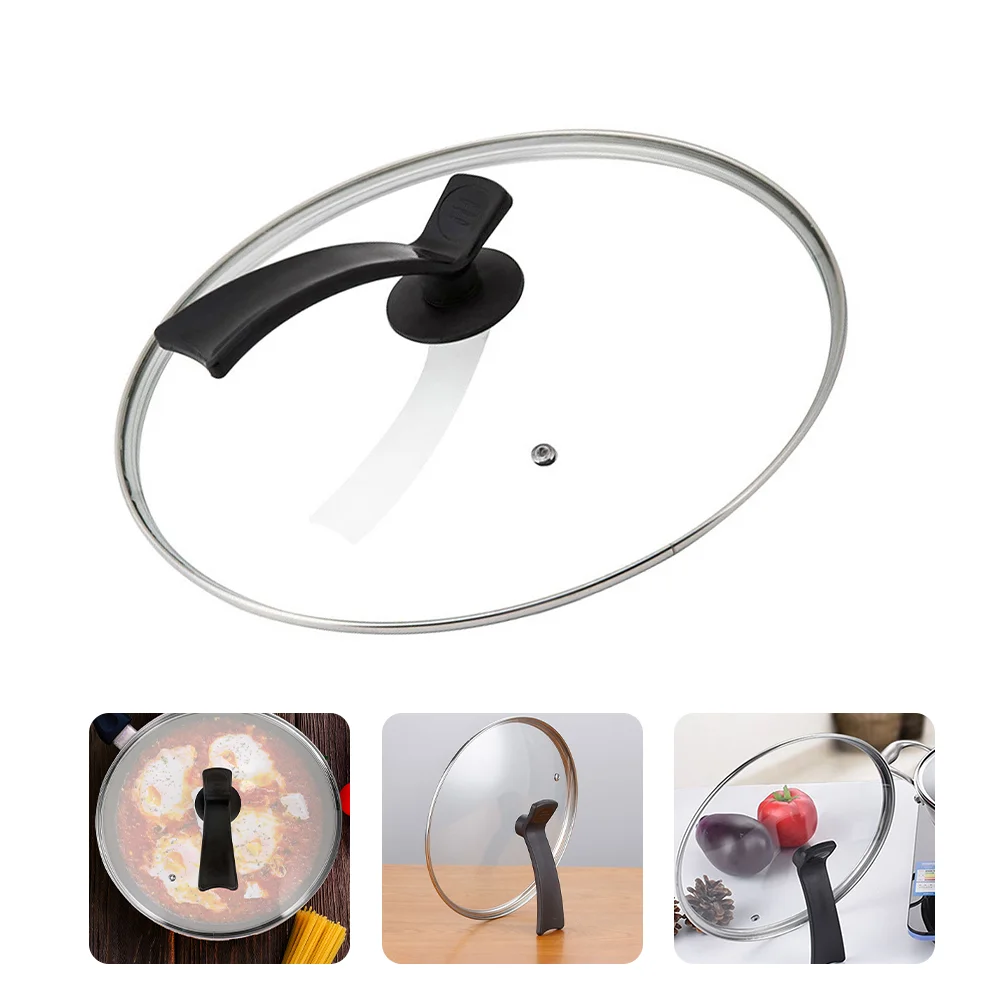 

Lid Pot Cover Panlids Replacement Frying Covers Universal Cookware Skillet Cookingsaucepan Panspots Tempered Cast Iron Splatter