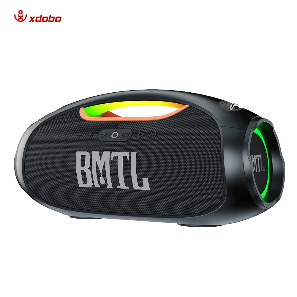 Фото Беспроводная колонка BMTL Boom II 80-100W для улицы, Bluetooth-плеер, водонепроницаемый портативный сабвуфер, аудиоколонка. №3