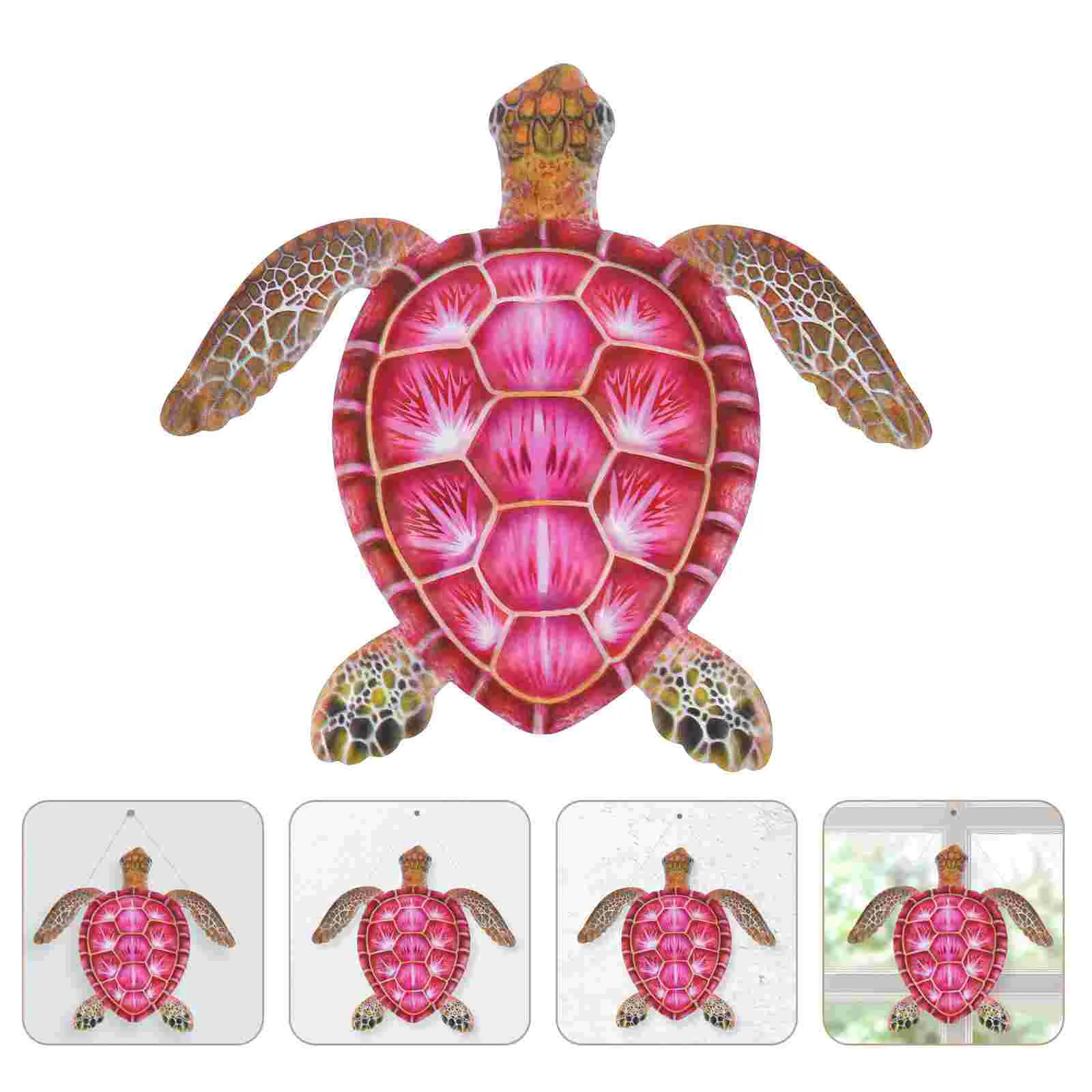 

Turtle Wall Hanging Outdoor Tortoise Adornment Pendant Decoration Iron Home Ornament