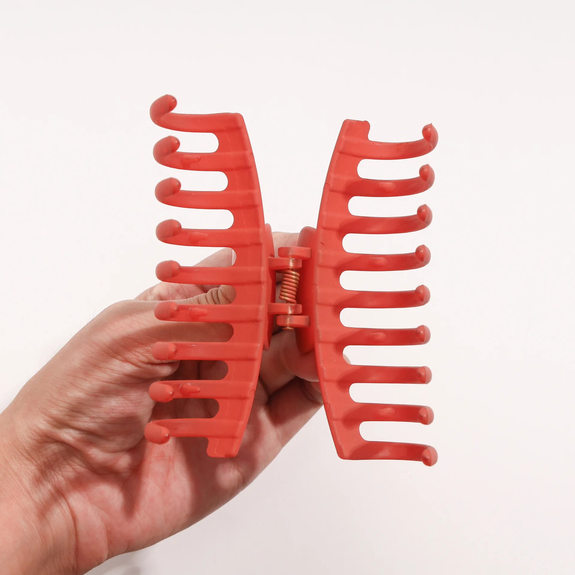 Пластиковый зажим для волос 11 см аксессуары