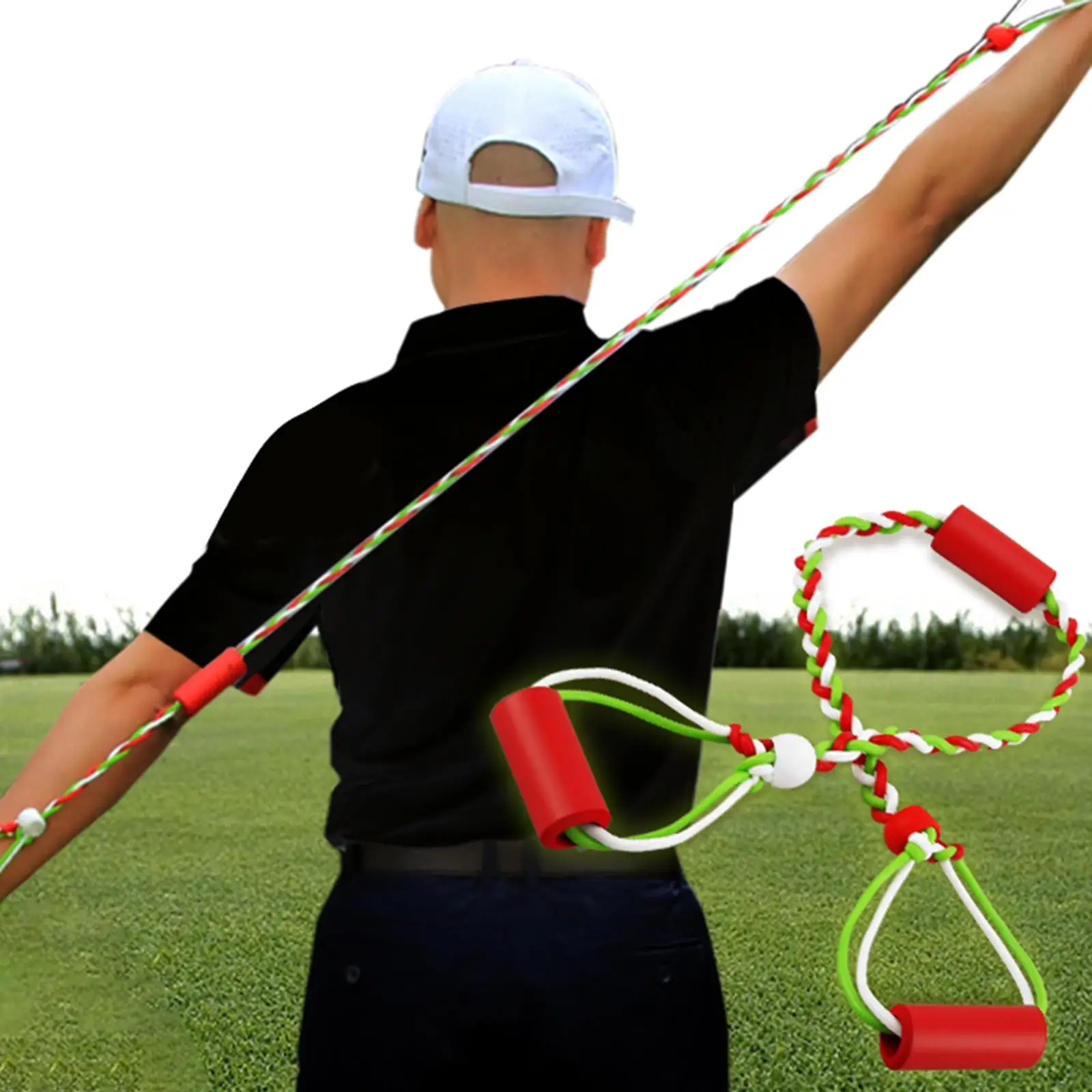 

Resistance Bands Golf Yoga Warm Up Activation Indoor Outdoor Sports Training Aid Home Gym Exercise Tainer