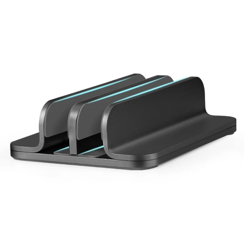 

Новинка 2022, прочная вертикальная подставка для ноутбука с 2 слотами, держатель для ноутбука из алюминиевого сплава 3 в 1