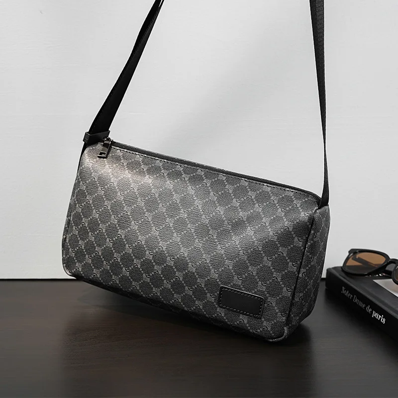 Fashion and Trendy  PU Leather Bags Men's Crossbody Bag