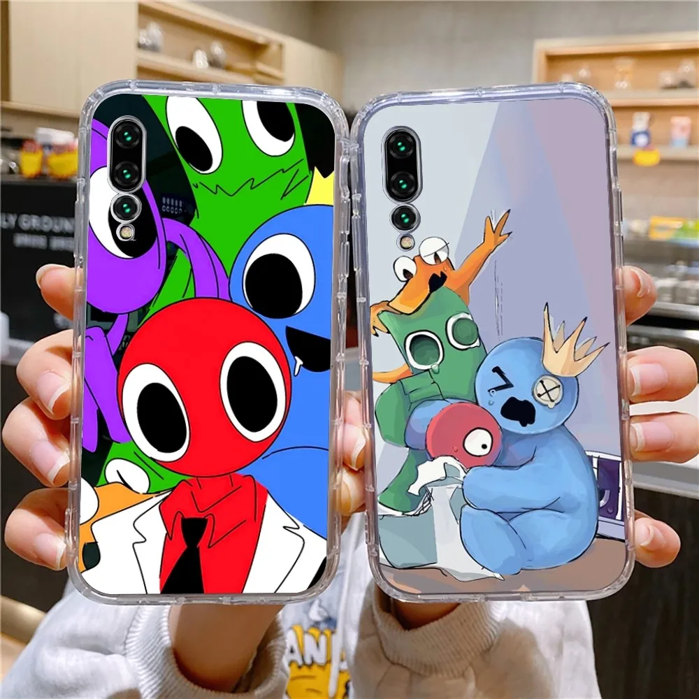 R_Rainbow F_Friends Toy Phone Case For Xiaomi 11 Redmi Note 5G 8T 9A 9 10T Note8Pro Note9 12SUltra Transparent