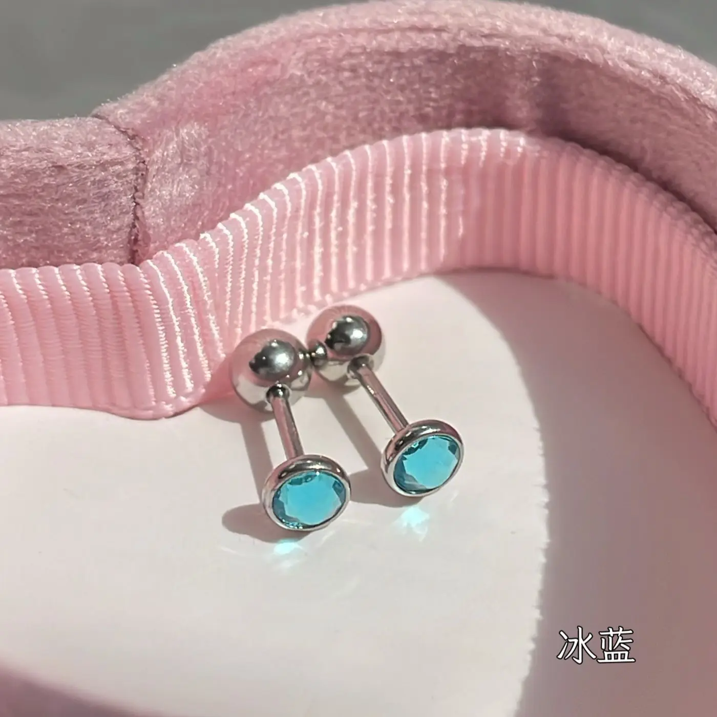 ity geometryczny kolorowy kryształ ze stali nierdzewnej pierścieniowy ucho kość paznokci moda delikatny kolczyk z cyrkonią dla kobiet Y2K