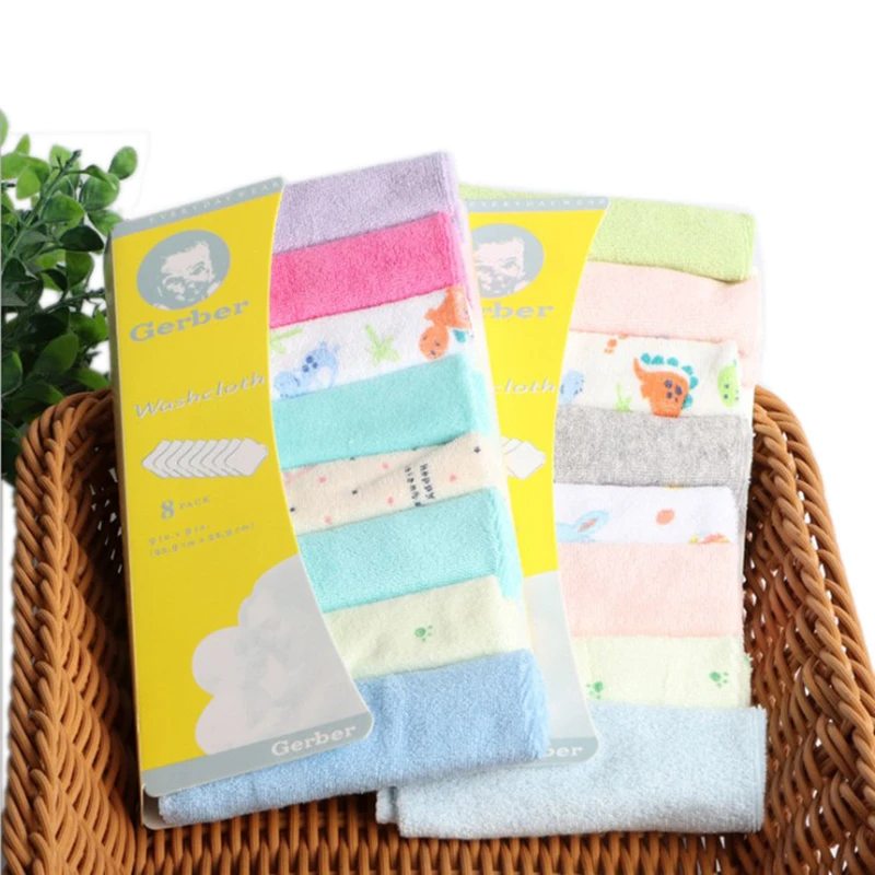 

8pcs/pack Cotton Newborn Baby Towels Saliva Towel Nursing Towel Baby Boys Girls Bebe Toalha Washcloth Handkerchief Small Towels