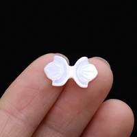 2pcs diy mini shell beads natural white shell isolation bead for jewelry making diy necklace bracelet earrings accessory