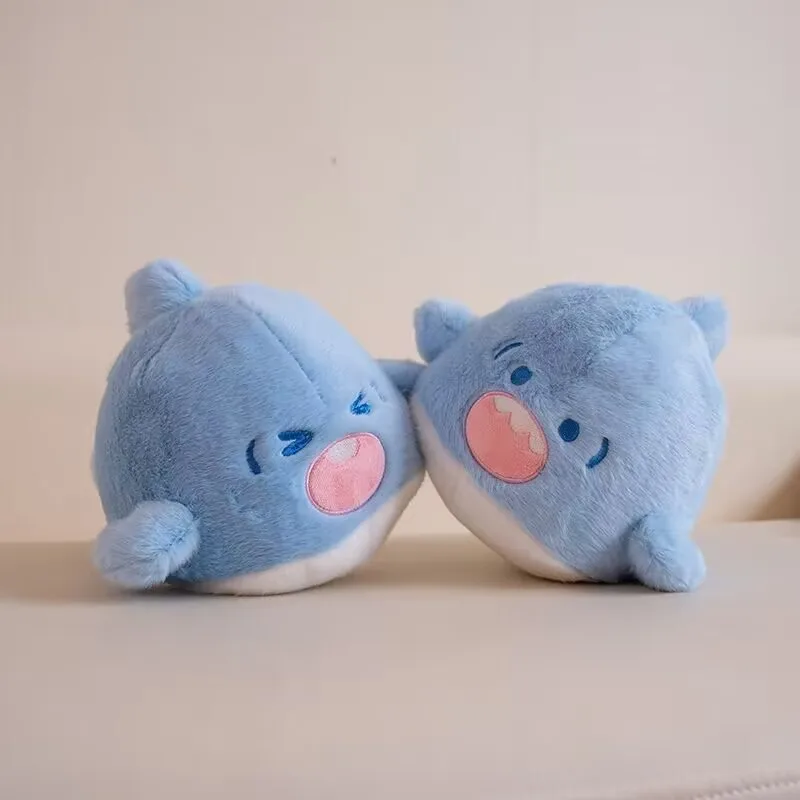 35 см синяя милая плюшевая кукла с изображением маленькой акулы креативный дизайн