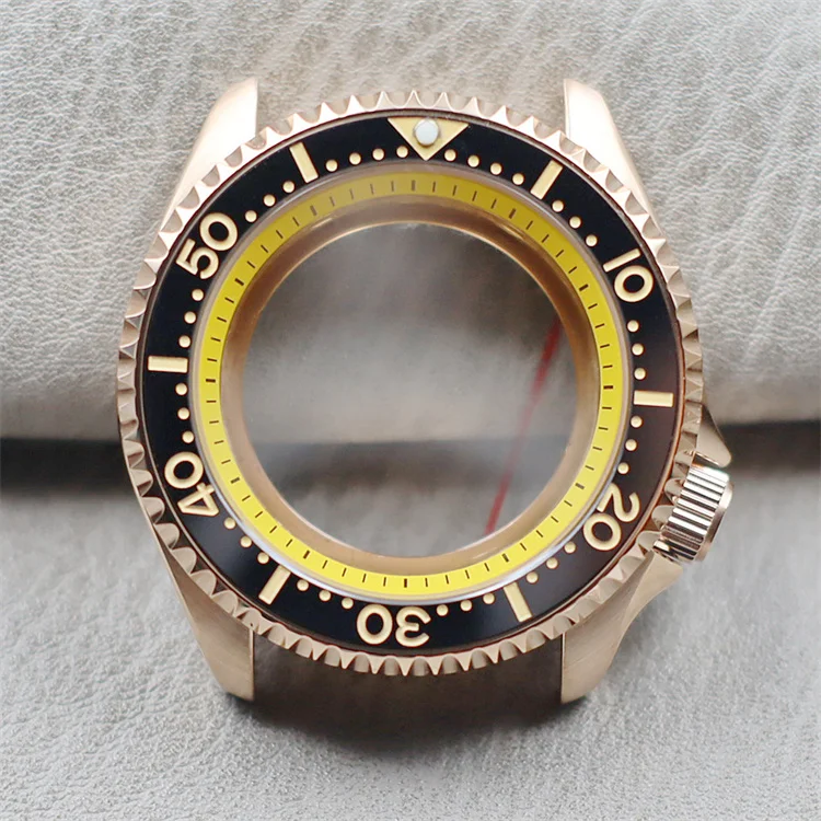 Modified  NH35 42mm Watch Case Watch SK007A Abalone Shell Mechanical Watch Modified Shell Diving Case Assembly