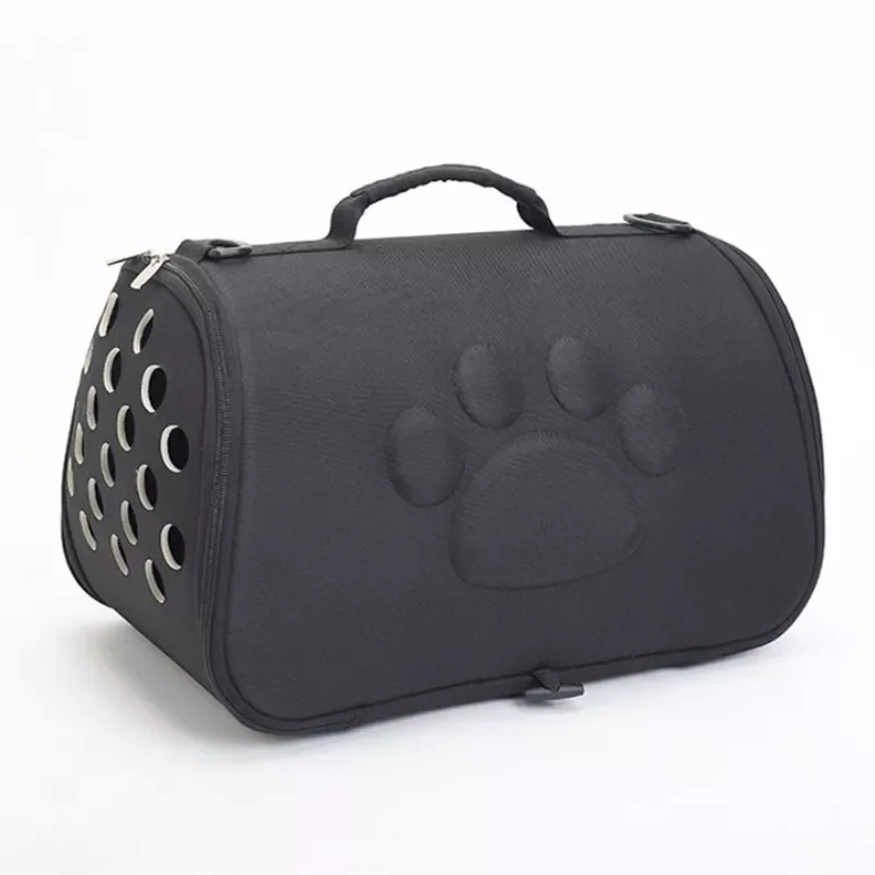 

2023 Pure Color Travel Pet Bag Carrier Cat Bag Breathable Folding Small Dog Outdoor Single shoulder Bag Pet Carryingaccessories