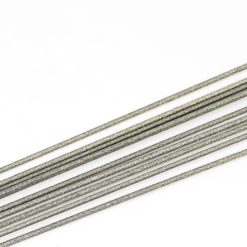 1Pcs 400mm Diamond Metal Wire Saw Blade Cutter Cutting Tools Blades Diameter 1.0mm 1.2mm 1.5mm For Jade Amber Sapphire Tool - купить по