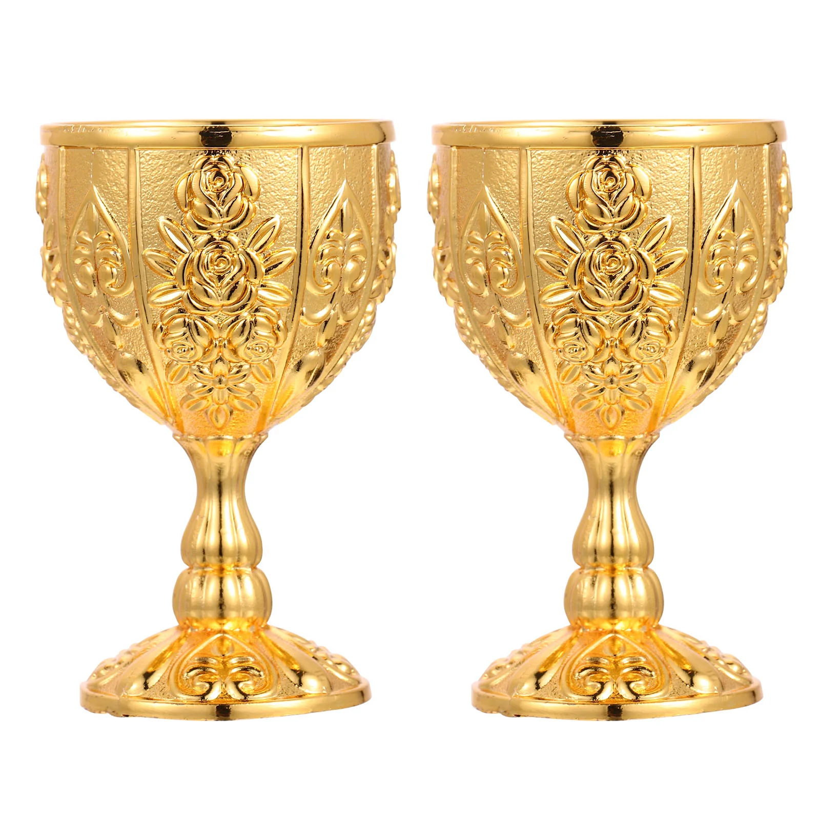 

Cup Goblet Glasses Glass Chalice Cups Vintage Royal Drinking Metal Champagne Retromug Stem Whiskey Gold Coffee European