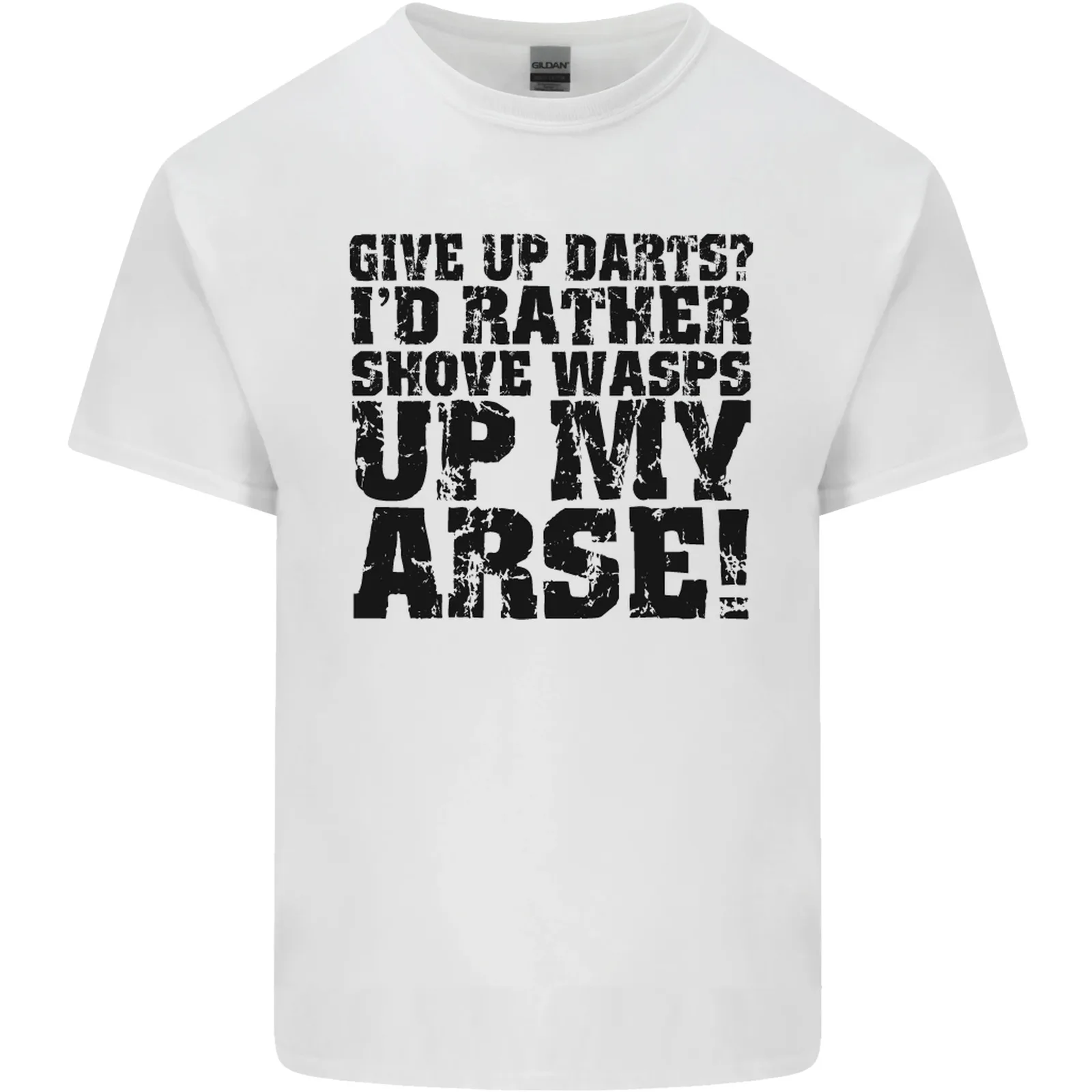 Сдались дротики? Игровая забавная Мужская хлопковая футболка