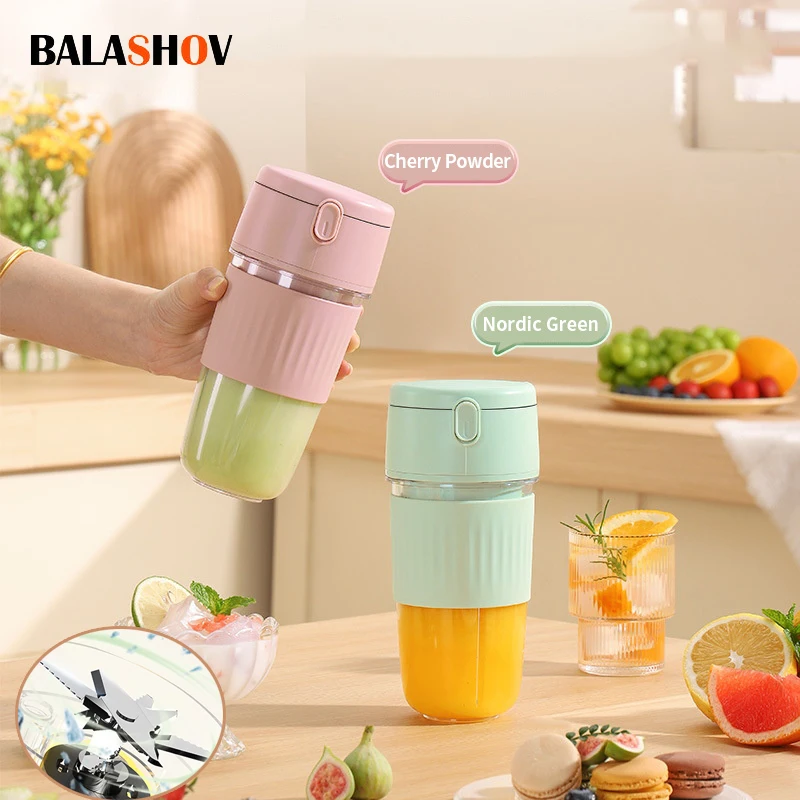 Portable Electric Blender Bottle Orange Mixer Juicer Fresh S