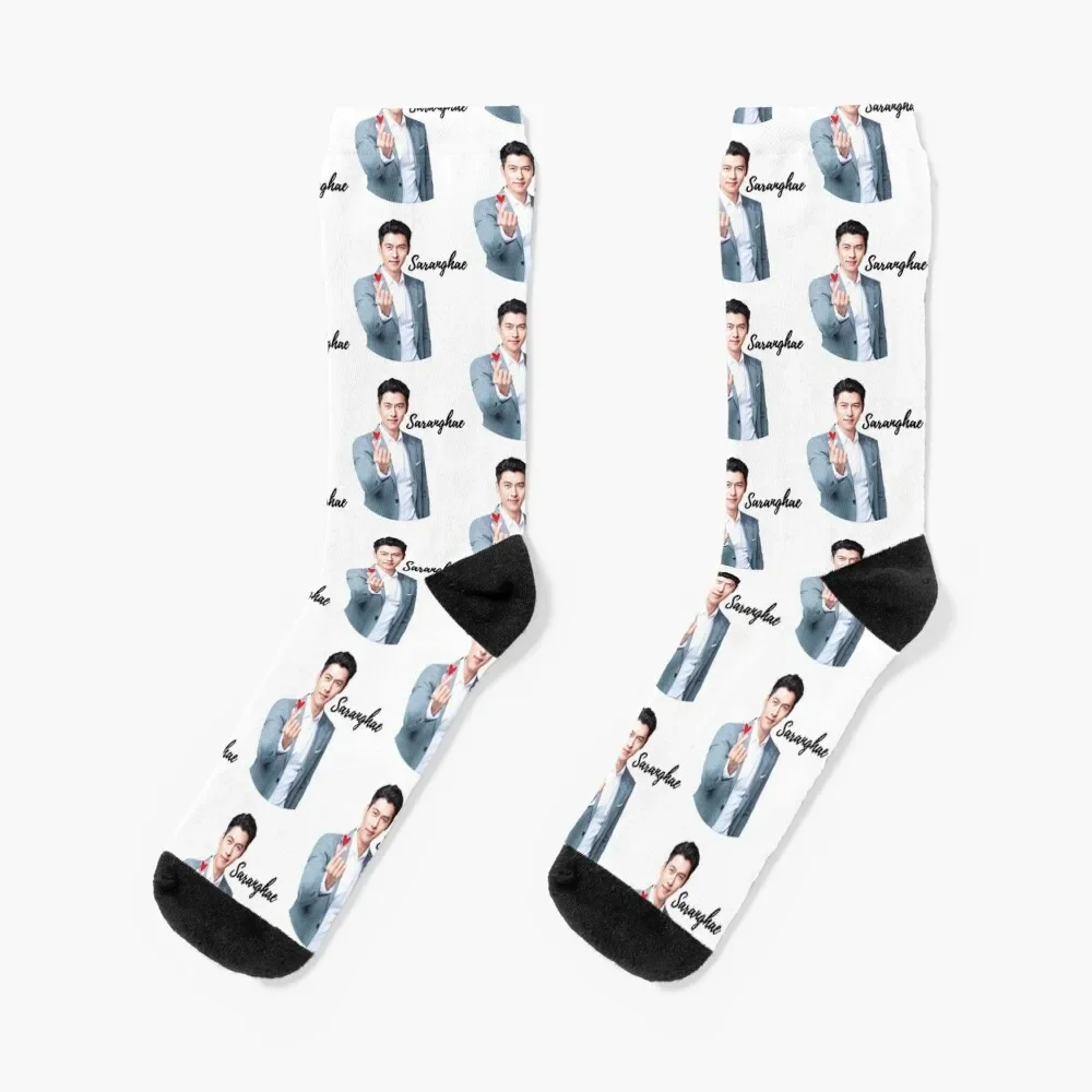 Hyun Bin Saranghae T-Shirthyun bin saranghae корейские актерские носки для тенниса прозрачные
