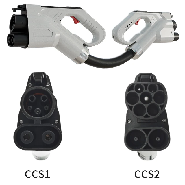 Адаптер постоянного тока Combo2 к Combo 1 CCS2 CCS1 0 3 а м кабельный разъем Европейская