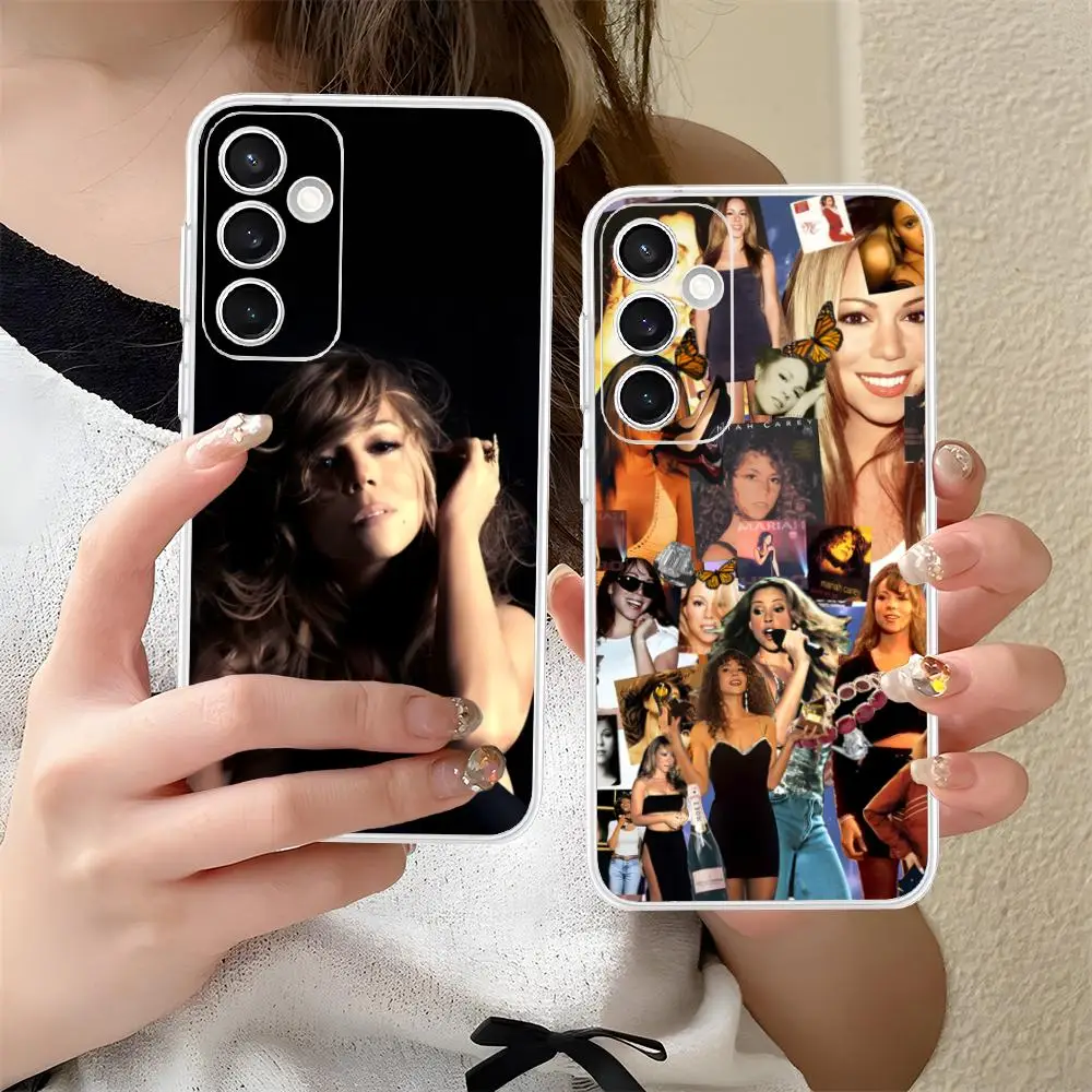 Фото Чехол для телефона Mariah Carey для Samsung Galaxy S25 S24 S23 S22 S21 Plus FE Ultra, мягкий, прозрачный, противоударный, из ТПУ №1