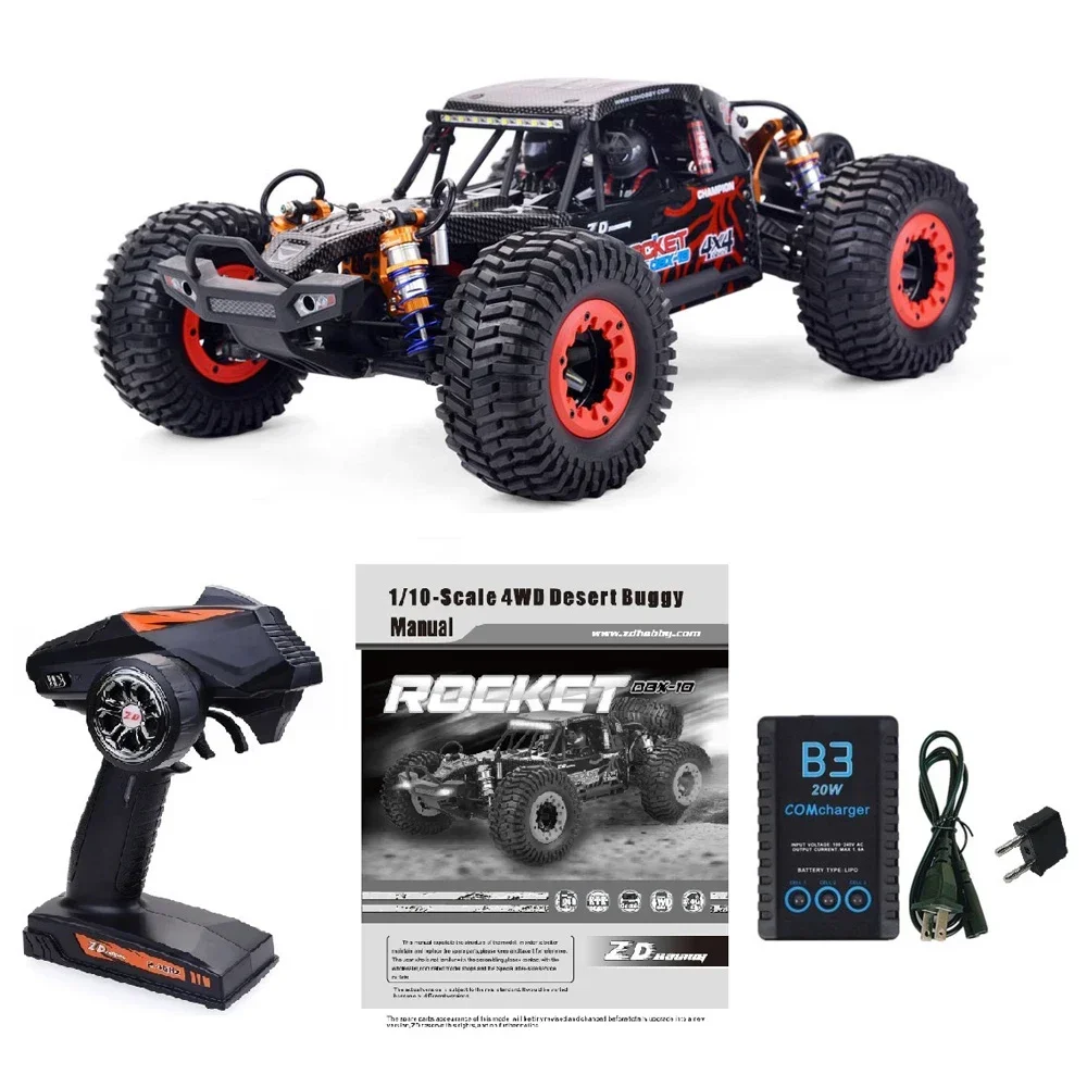 ZD Racing ROCKET DBX-10 1/10 RC Car Desert Truck 4WD RTR Рама дистанционного управления Внедорожный багги