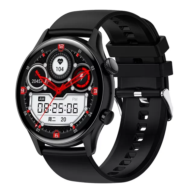 

2022 New AMOLED Smart Watches 390*390 HD Screen Always Display The Time Bluetooth Call NFC IP68 Waterproof Smartwatch For Xiaomi