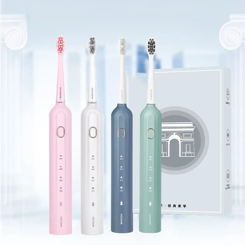 

Nandme nx7000 inteligente sonic escova de dentes elétrica ultra-som ipx7 recarregável escova de dentes 5 modo inteligente