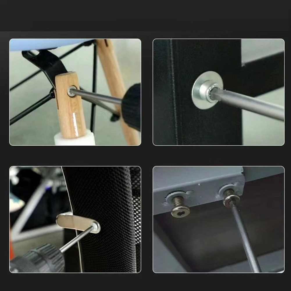 Электроверкаzeug Schraub BHher-Bit 1/4 Zoll 200 мм 3/4/5/6 4 St Teatro Magnetgriff Sechskantkopf Silber Für Alle Bohrer