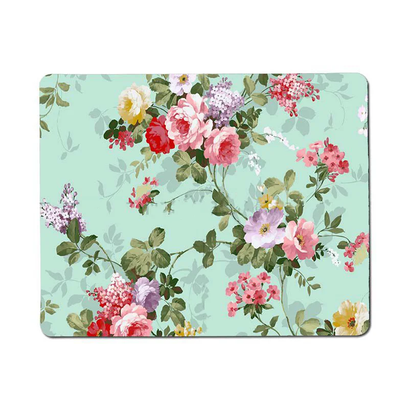 

MousePad Computer Hot Sell Desk Mat Anime Art Anti-slip kawaii lovely Gamer Flower Roses Carpet Home Mouse Mat
