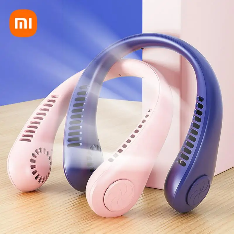 

XIAOMI Summer Portable Hanging Neck Fan Cooling Fan USB Rechargeable Wearable Bladeless Fan Outdoor Sports Home Office Cooler
