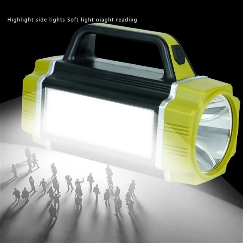 

Search Flashlight Portable Solar Charging Usb Input Waterproof Portable Lamp Searchlight Camping Light