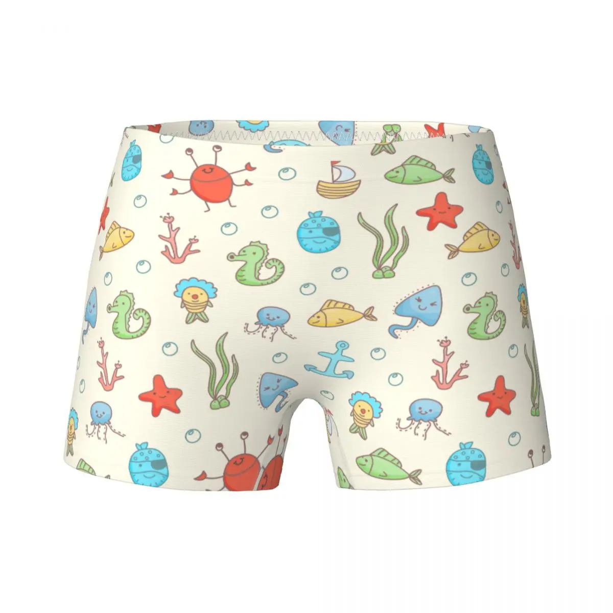 

Youth Girl Octopus Sea Animal Boxer Child Cotton Underwear Kids Teenagers Underpants Soft Briefs 4-15Y
