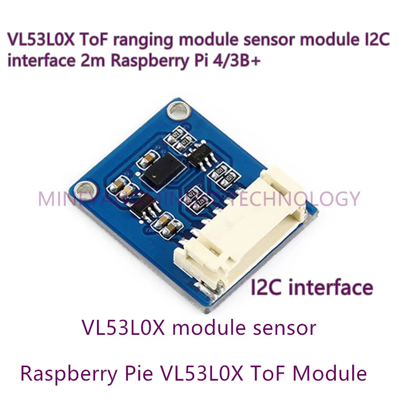 

1PCS/LOT VL53L0X-Distance-Sensor VL53L0X ToF Ranging Module Sensor Module I2C Interface 2m Raspberry Pi 4/3B+