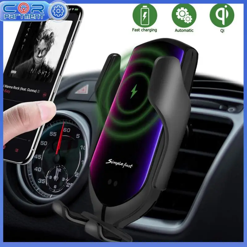 

Автоматическое зажимное Беспроводное зарядное устройство для быстрой зарядки Автомобильный держатель для телефона стандартное Крепление на вентиляционное отверстие
