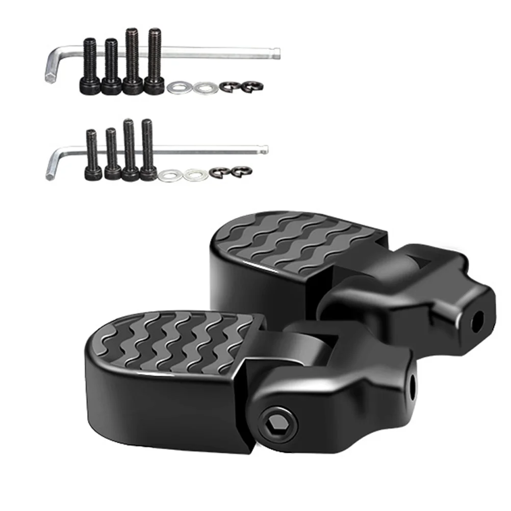 

Bike Pedals Rear Pedal Footrest Pegs Foot Mountain Folding Accessories Platform Foldable Bmx Road Alloy Parts Set Flat Non
