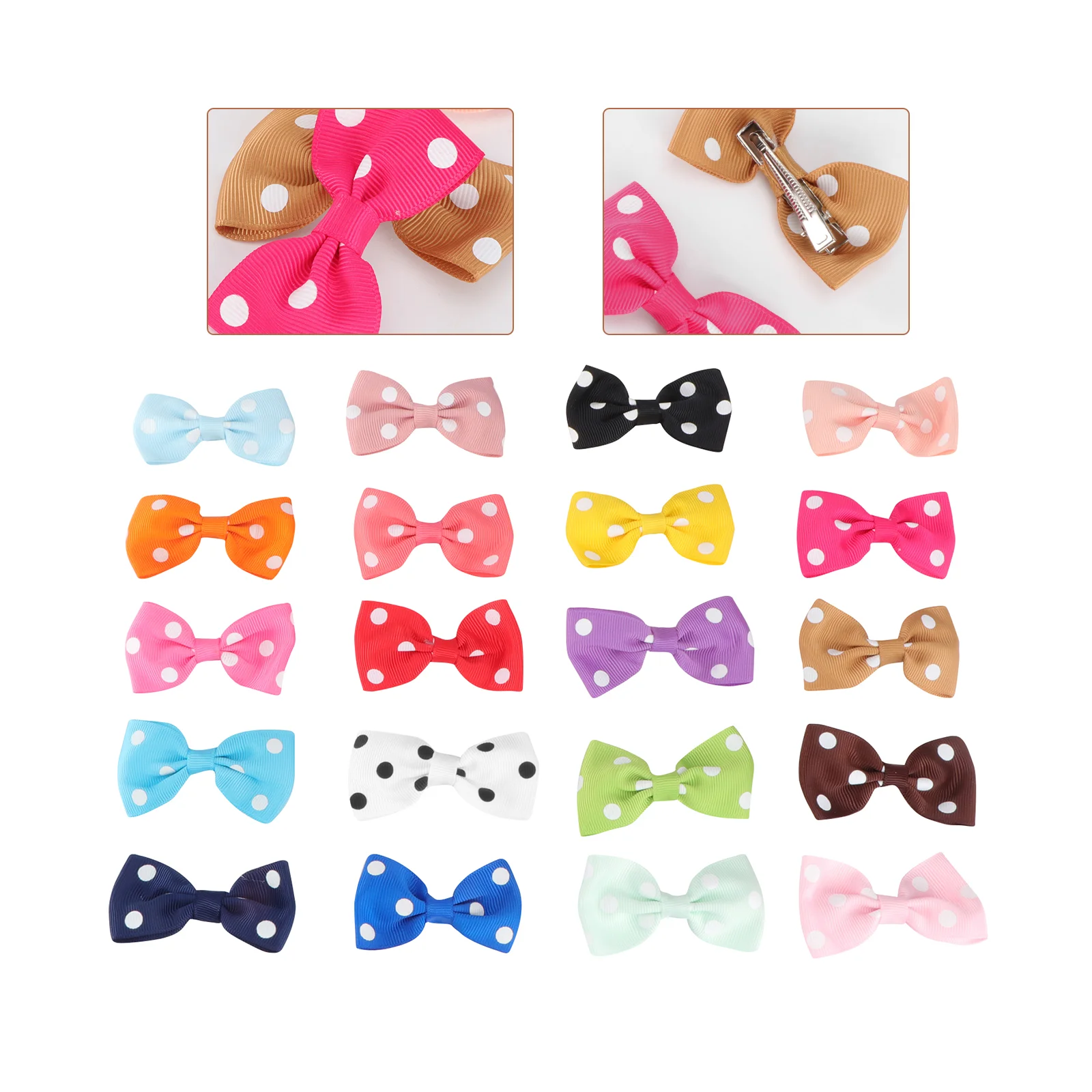 

Hair Clips Christmas Bows Barrette Kids Bobby Duckbill Decorative Headwear Baby Accessories Pet Point Round Alligator Dog Bow