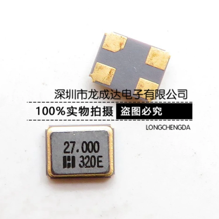 

20pcs original new 27HMZ 20PF 3225 crystal oscillator 27M frequency element