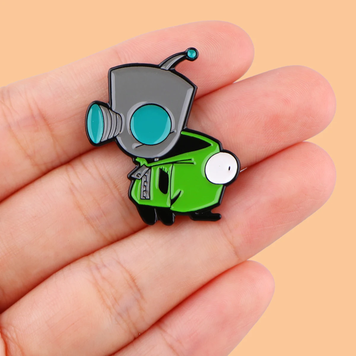 

Cute Alien Enamel Pin Brooch for Women 90s Cartoon Invader ZIM Lapel Pin Badges on Backpack Clothing Accessories Fashion Jewelry