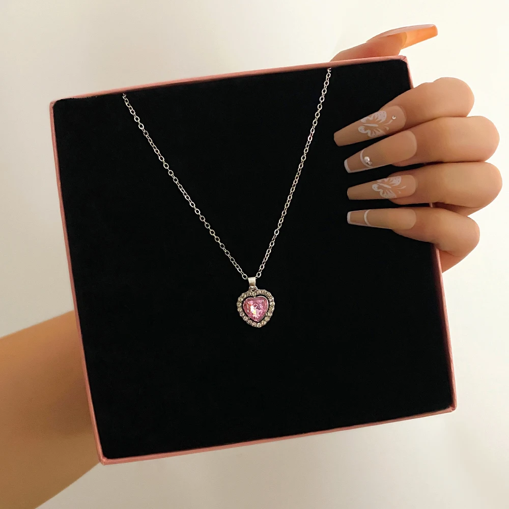 

Модное свадебное женское ожерелье IFMIA с подвеской в форме сердца для женщин и девушек 2022 Новые Модные женские ювелирные изделия подарки для ...