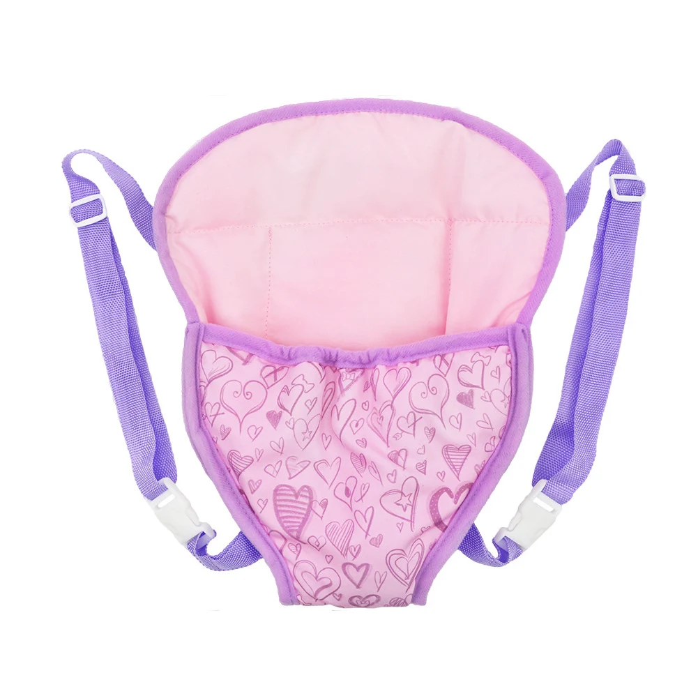 

Doll Accessories Outdoor Home For 18 Inch Backpack Baby Carrier Adjustable Strap Portable Great Gift Machine Washable