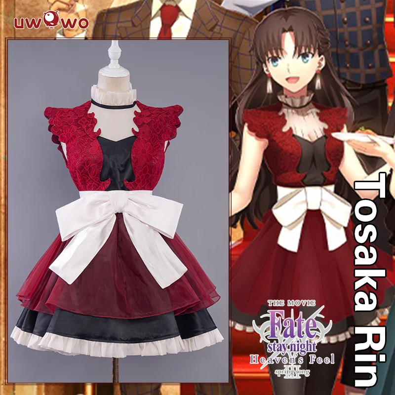 

[Только S] uwowo Game Fate/Stay Night Tosaka Rin Косплей-костюм модное официальное платье Женская ролевая игра наряды для девочек