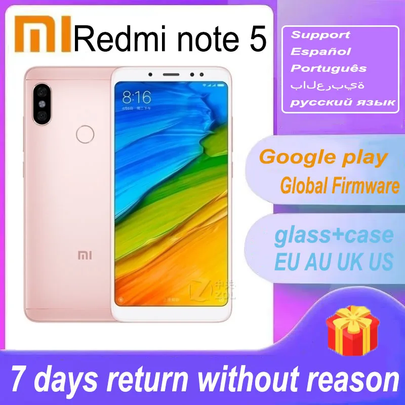 11.11 sale mobile phone celular global version xiaomi redmi Note 5   straight talk cell phones unlock android