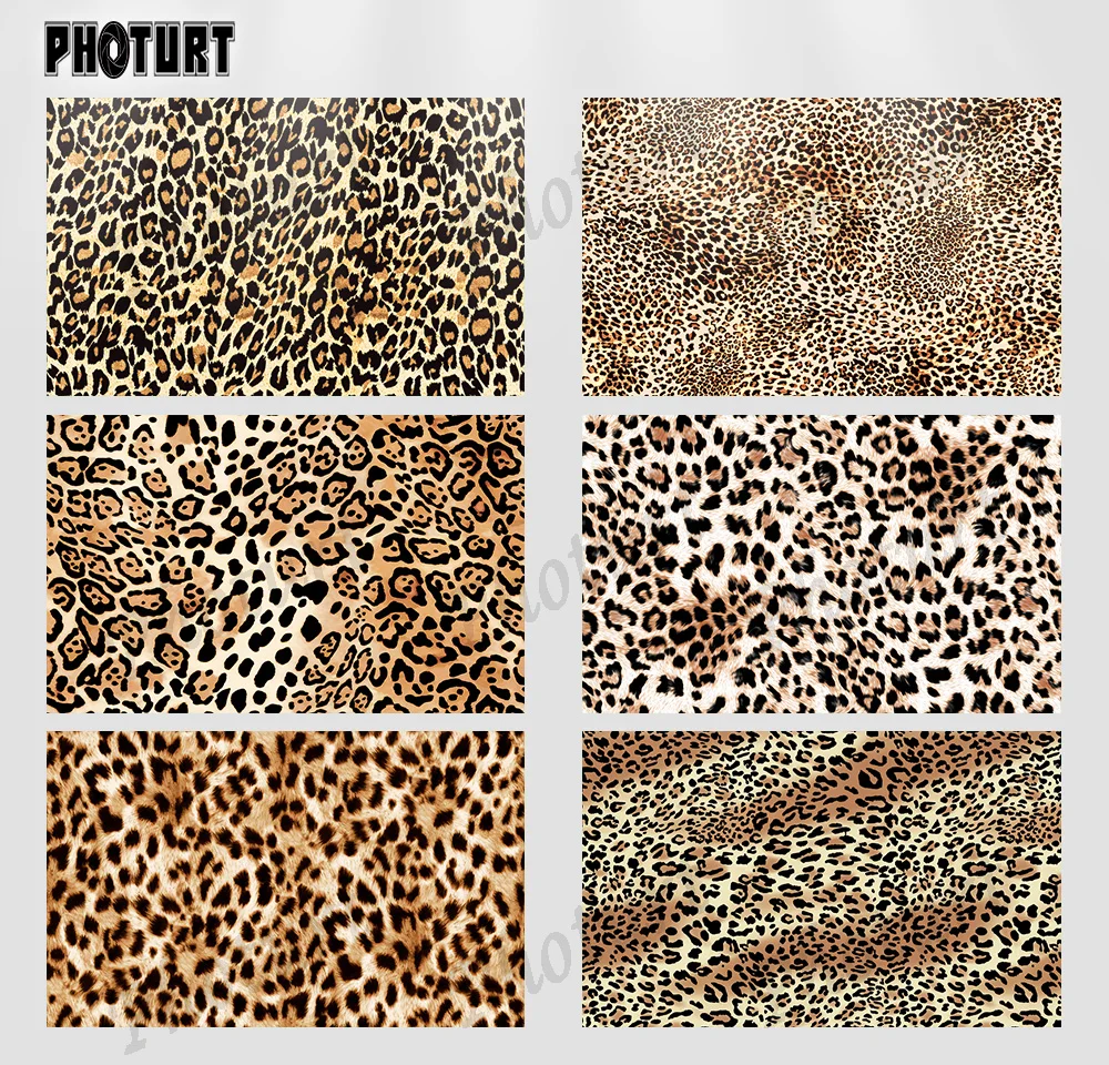 Фон для фотосъемки с изображением леопарда
