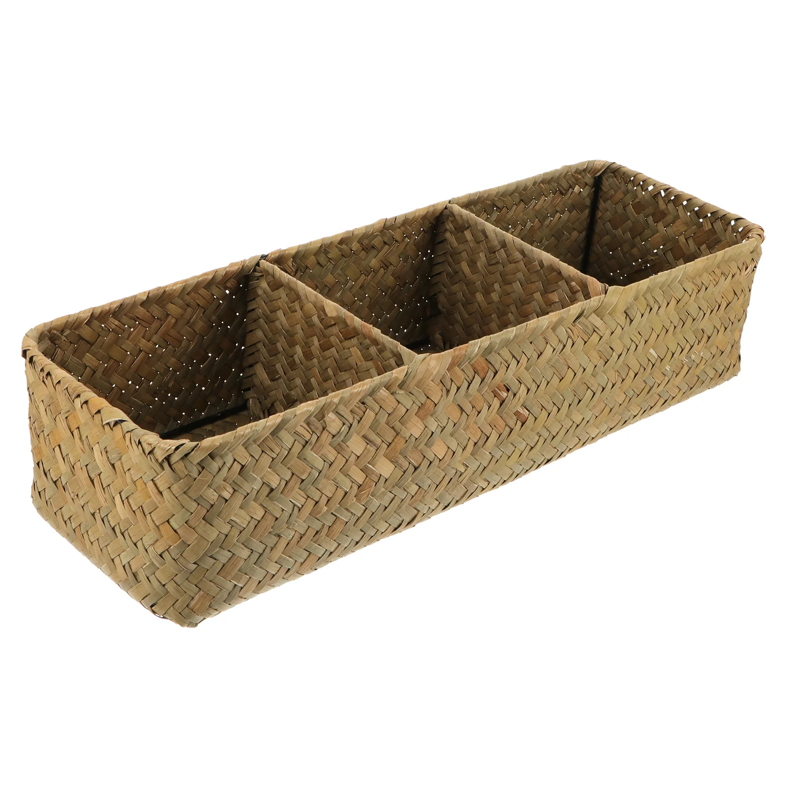 

Basket Storage Baskets Organizer Bathroom Woven Wicker Rattan Small Boxseagrass Bins Hyacinth Cosmetics Makeup Paper Toilet