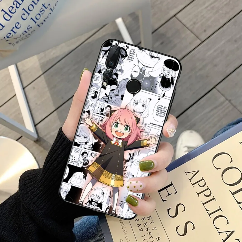SPY FAMILY Anya Cute Phone Case For Huawei Y9 6 7 5 Prime Enjoy 7s 8 Plus 7a 9e 9plus 8E Lite Psmart Shell