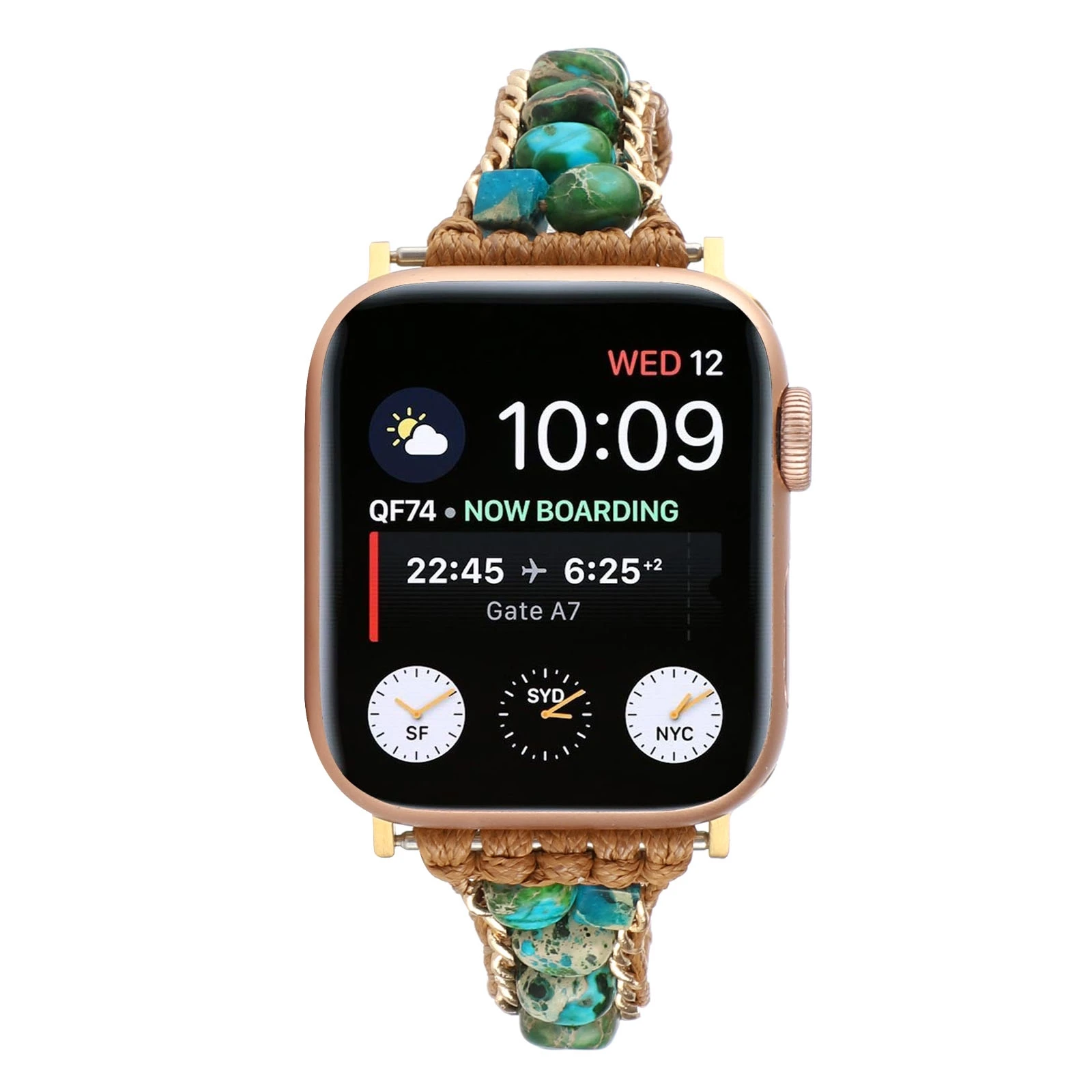 Bohemia Style Strap for Apple Watch band bracelet chain for Iwatch series87654321SE Ultra hand woven bead40 41 42 44 45mm women