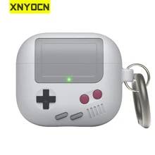 Xnyocn 2021 에어팟 3 케이스 보호 커버 애플 에어팟 3 세대 게임 케이스 소년 에어팟 커버 실리콘 케이스