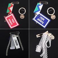 diy fashion brooch breastpin order of merit college army rank metal patches for clothing qr 2674