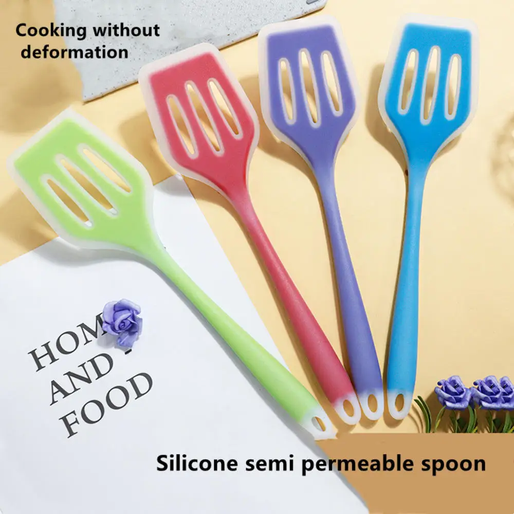 Large Size Long Handle Silicone Cream Cake Spatula Mixing Ba
