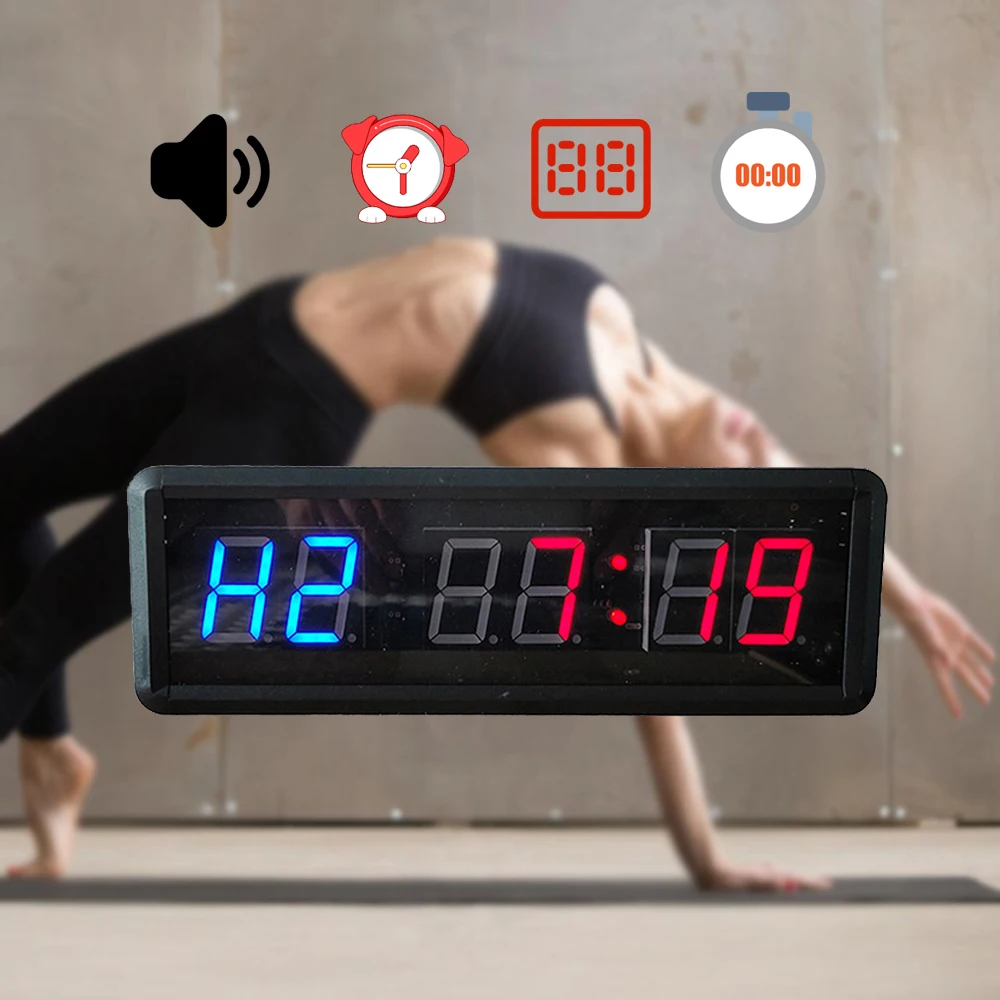 

2022 New Hot Sale 1.5 Inch Gym Multifunctional Clearance Training Timer Indoor Exercise Stopwatch