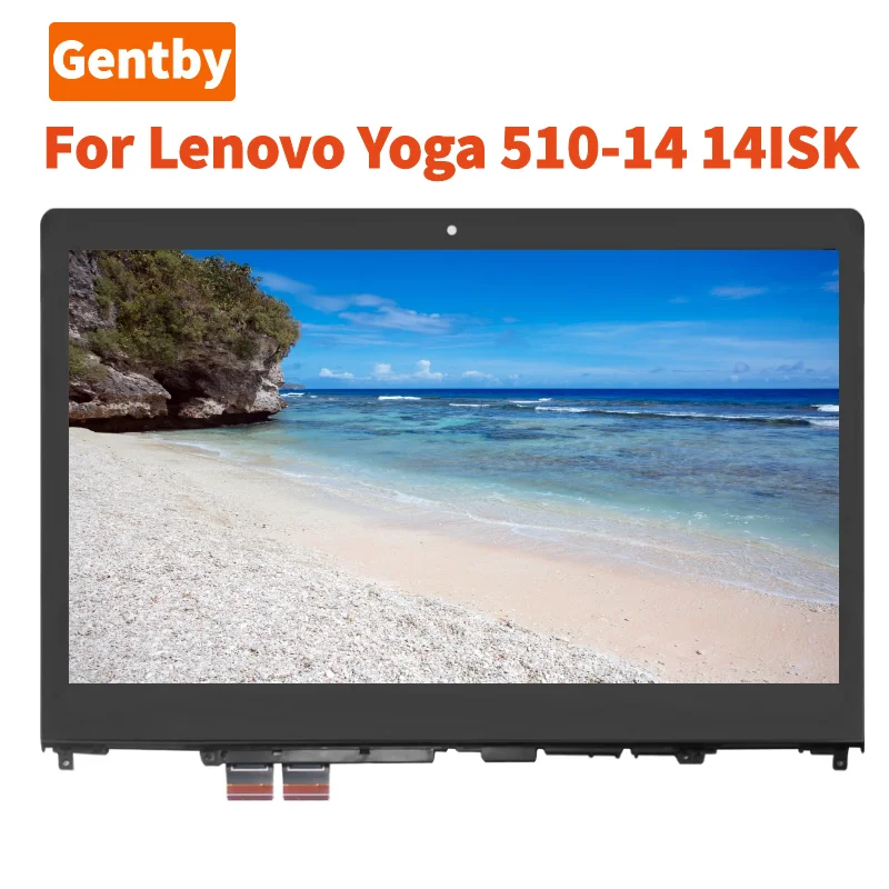 Новый 14-дюймовый ЖК-дисплей для Lenovo Yoga 510-14 510 14 510-14ISK сенсорный экран дигитайзер в